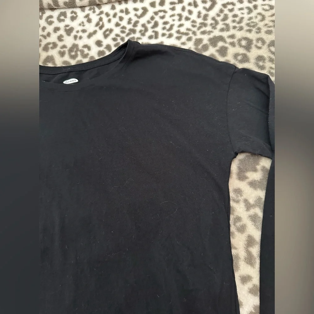 Old Navy Long Sleeve Softest Tee in Black Size XXL 16 Girls